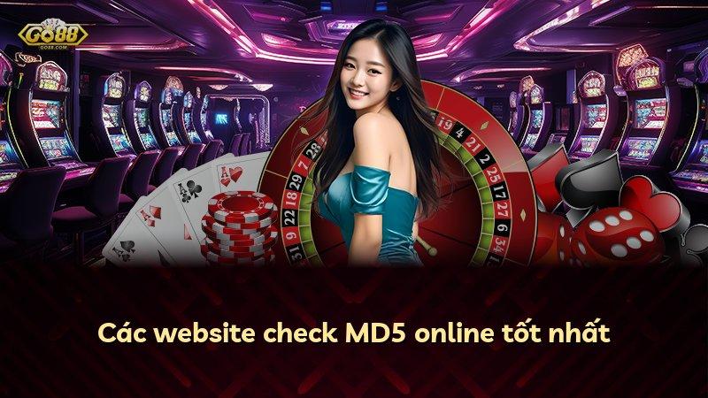 Các website check MD5 online tốt nhất