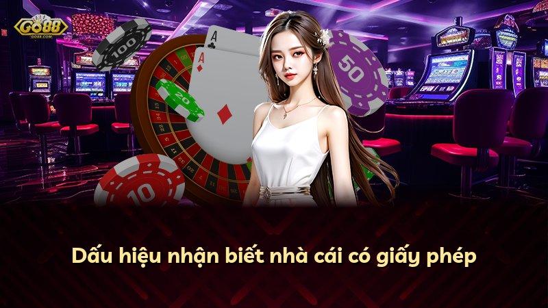 Dấu hiệu nhận biết nhà cái có giấy phép